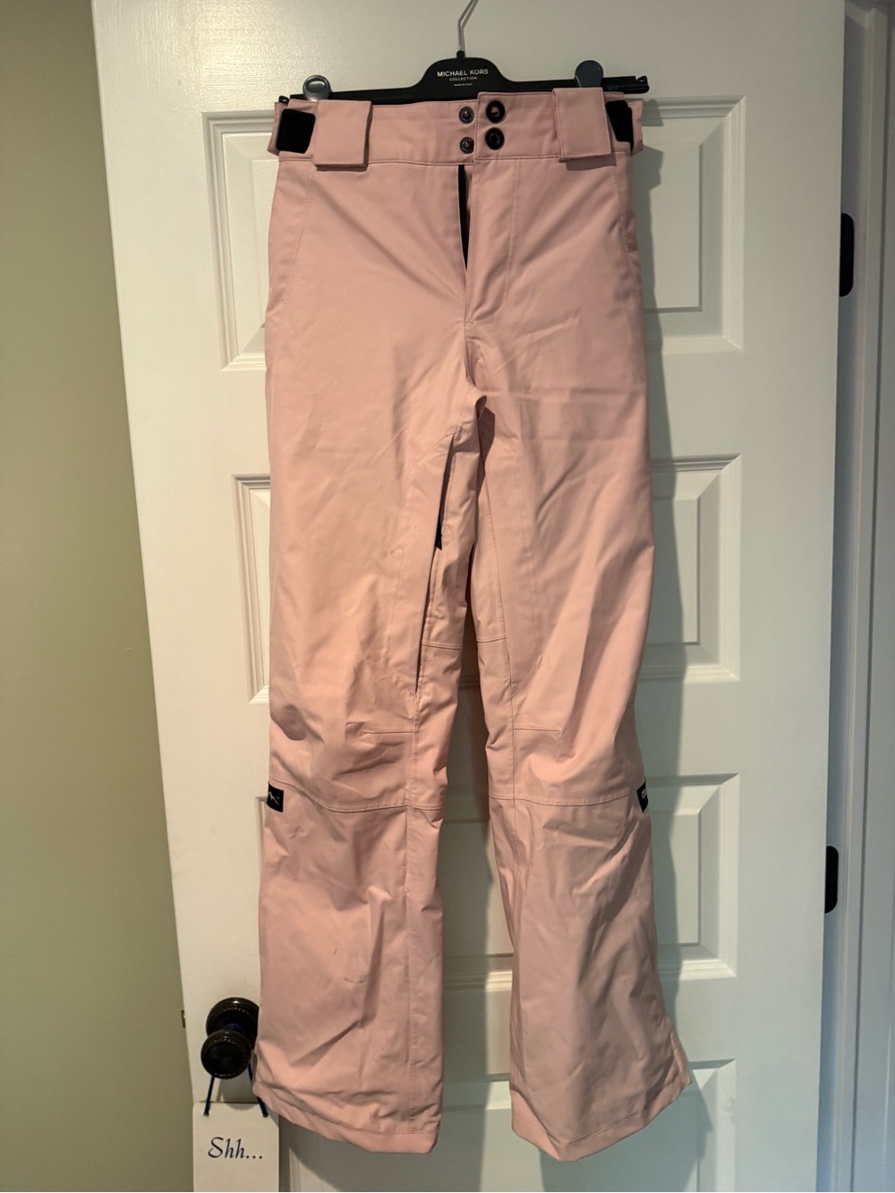 DOPE Women's Light Pink Snow Pants